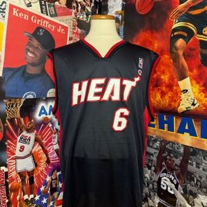 Vintage 90s Miami Heat Eddie Jones Champion Jersey NBA Basketball Sz 48
